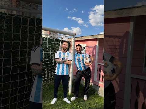 Bahçemize Messi geldi