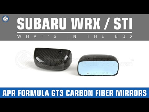 APR Formula Subaru WRX/STI GT3 Carbon Fiber Mirrors- Whats in the Box?