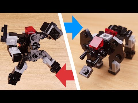 LEGO brick Mammoth, Elephant transformer robot tutorial EL Kaiser #LEGO #MOC #レゴ変形ロボ #レゴアイデア #레고변신로봇