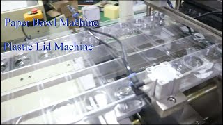 2022 Paper Bowl Machine + Plastic Bowl Lid Making Machine