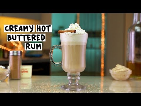 Creamy Hot Buttered Rum - Tipsy Bartender