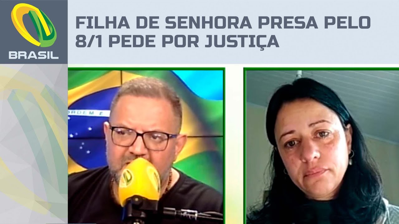 Filha de idosa condenada pelo 8/1 relata sofrimento da mãe: "É difícil confiar na Justiça"