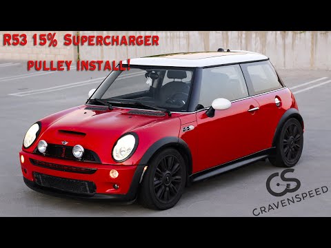 R53 15% Supercharger Pulley Install!