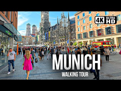 MUNICH, Germany 🇩🇪 City Center, Beer & Bavarian Feeling | 4K Walking Tour