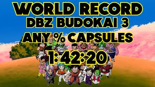 [World Record] Dragon Ball Z: Budokai 3 Any % Capsules Speedrun in 1:42:20 on PS2