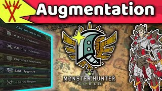 Monster Hunter World Augment Equipment Explained & How to Unlock!!