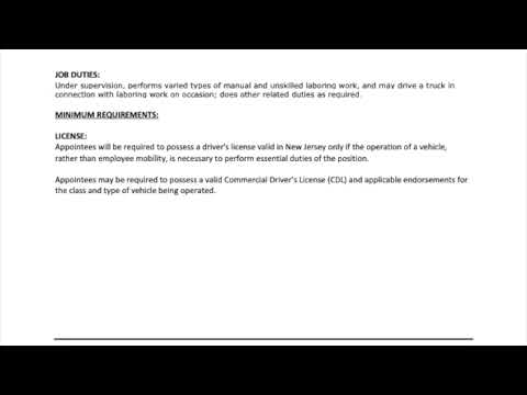 Sussex Labors Wanted