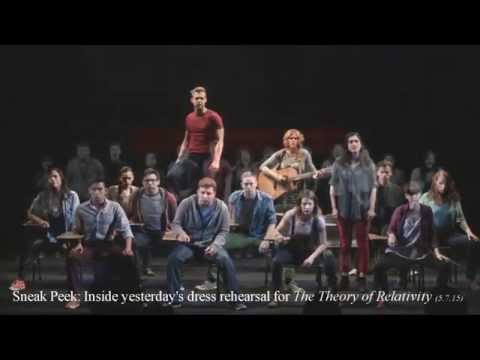 Here's a sneak peek inside dress rehearsal for The Theory of Relativity. This unconventional new musical by Drama Desk Award nominees Neil Bartram and Brian Hill is a joyous and moving look at our surprisingly interconnected lives.
