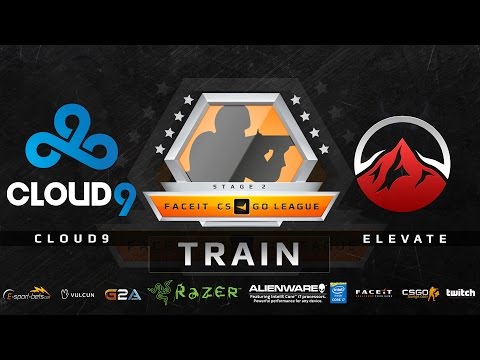 Cloud9 vs eLevate -  Train (FACEIT League 2015 Stage 2 NA)