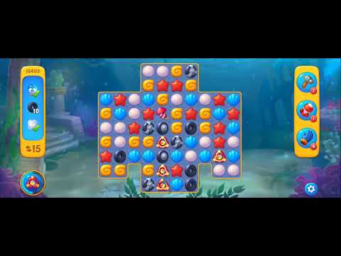 Fishdom Easy Level 16403 (with timed boosters [Super Lightning]) @choraelmin