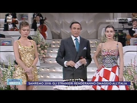Elton John e il forfait all'ultimo minuto a Sanremo 1995 - La Vita in Diretta 26/01/2018