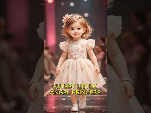 Cutest Little Angel Princess 👑 | Adorable Toddler Fashion Runway Show #shorts
