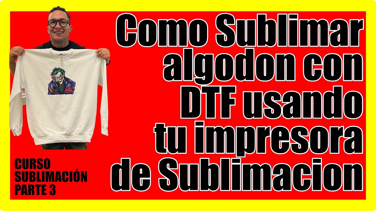 Como hacer transfers DTF con tu impresora de sublimacion ❌ Como sublimar en algodon❌ DTF ❌DTF CASERO