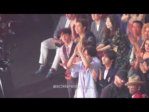 180520 BTS React to Khalid Award Win @BBMAs