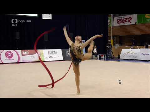 Alina Chamzina Ribbon Final Grand Prix Brno 2020