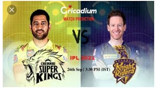 CSK VS KKR  🏏 !!  Winner prediction 🏆 !!  Stats and pitch report !! DREAM 11 !!✅💸