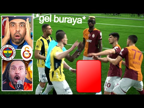 KAVGA ÇIKTI 😱 OLAYLI DERBİ ! KIRMIZI ! FENERBAHÇE - GALATASARAY ! ÜMİDİ VS SESEGEL ! EFOOTBALL 2025
