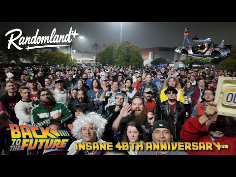 Back to the Future 40th Anniversary Was INSANE! Twin Pines Mall & Hill Valley Come Alive