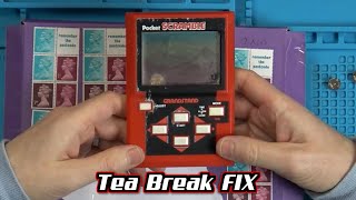 1983 Pocket SCRAMBLE LCD GAME - Faint Display - Quick FIX