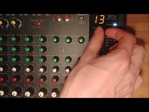 Yamaha MG10XU | Going trough the effects