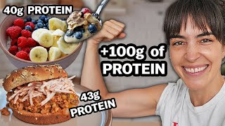 Download lagu What I Eat In A Day For 100g VEGAN Protein (whole foods, no protein powder) mp3