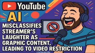 YouTube AI misclassifies streamer’s laughter as graphic content, leading to video restriction