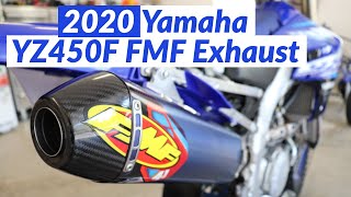 2020 YZ450F FMF 4.1 vs. Stock Exhaust
