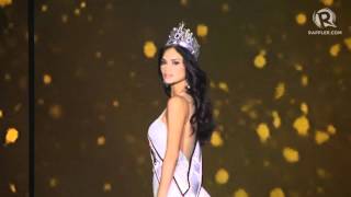 Pia Wurtzbach takes her farewell walk as Miss Universe Philippines