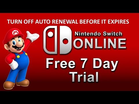 How to GET 7 DAY FREE TRIAL NINTENDO SWITCH ONLINE and TURN OFF AUTO RENEWAL BEFORE IT EXPIRES?