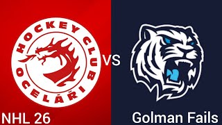HC Oceláři Třinec vs Bílí Tygři Liberec | Golman Fails | (PS5 / NHL 26)