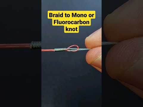 The Albright Knot for Braid to Mono or Fluorocarbon