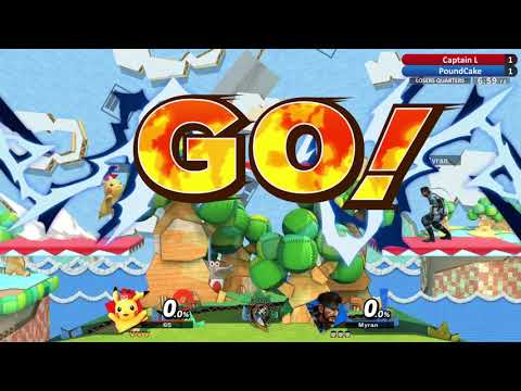 Dairantou #14 - Captain L (Pikachu) VS PoundCake (Snake) - SSBU Losers Quarters