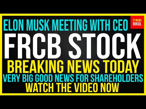 FRCB Stock- First Republic Bank Stock Breaking News Today | FRCB Stock Price Prediction | FRCB Stock