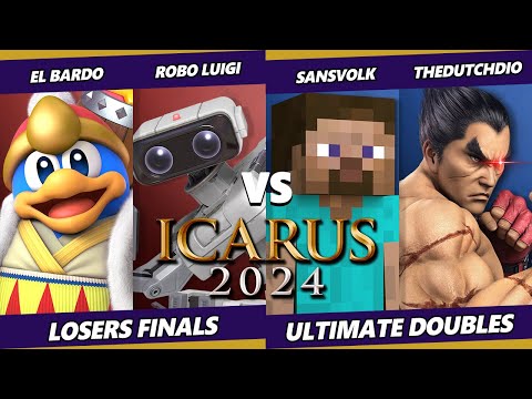 ICARUS 2024 LOSERS FINALS - EL_Bardo & Robo~Luigi Vs. sansvolk & TheDutchDio - Smash Ultimate - SSBU