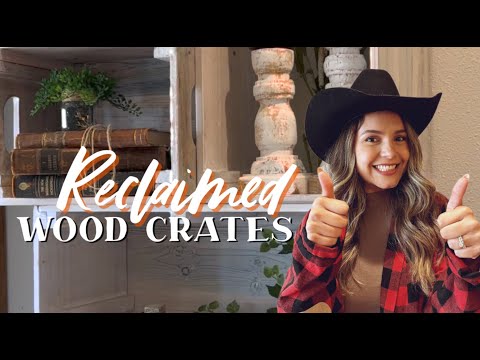 Reclaimed Wood Crates