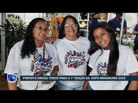 Prefeito Dirceu Mendes na abertura da Expo Mirangaba 2025