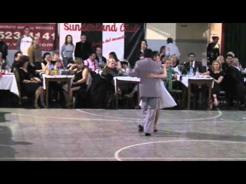 Fernanda Japas  and  Alberto Sendra  are  dancing  to  the  vals  "  Dichas Que Vivi  "