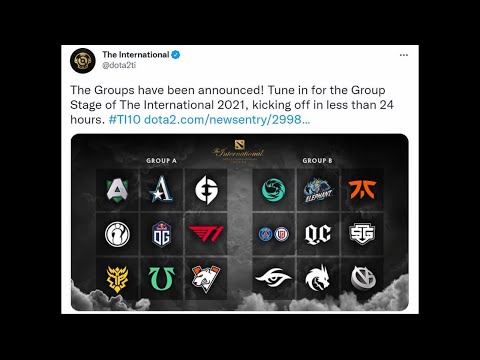 TI10 Groups are OUT! (w/ Dota Community Twitter Reactions)