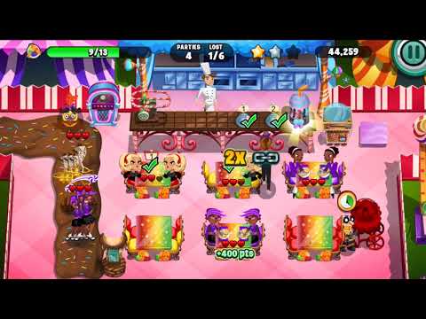 2018 Diner Dash Candy Carnival  level 174