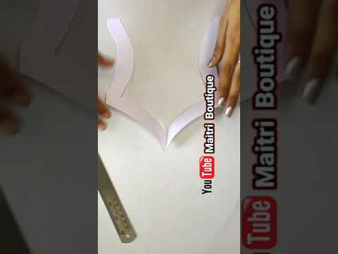 Sweetheart 💗 neck cutting very easy 🤪 #shorts/neckline cutting #short #ytshorts