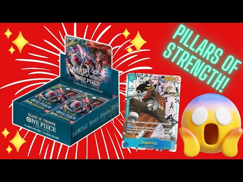 One Piece TCG Pillars of Strength OP03 Booster Box Opening!