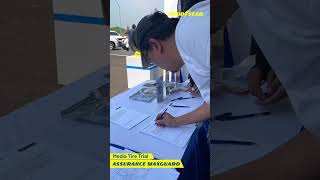 Media Tire Trial Tour Goodyear Assurance MaxGuard! #shorts