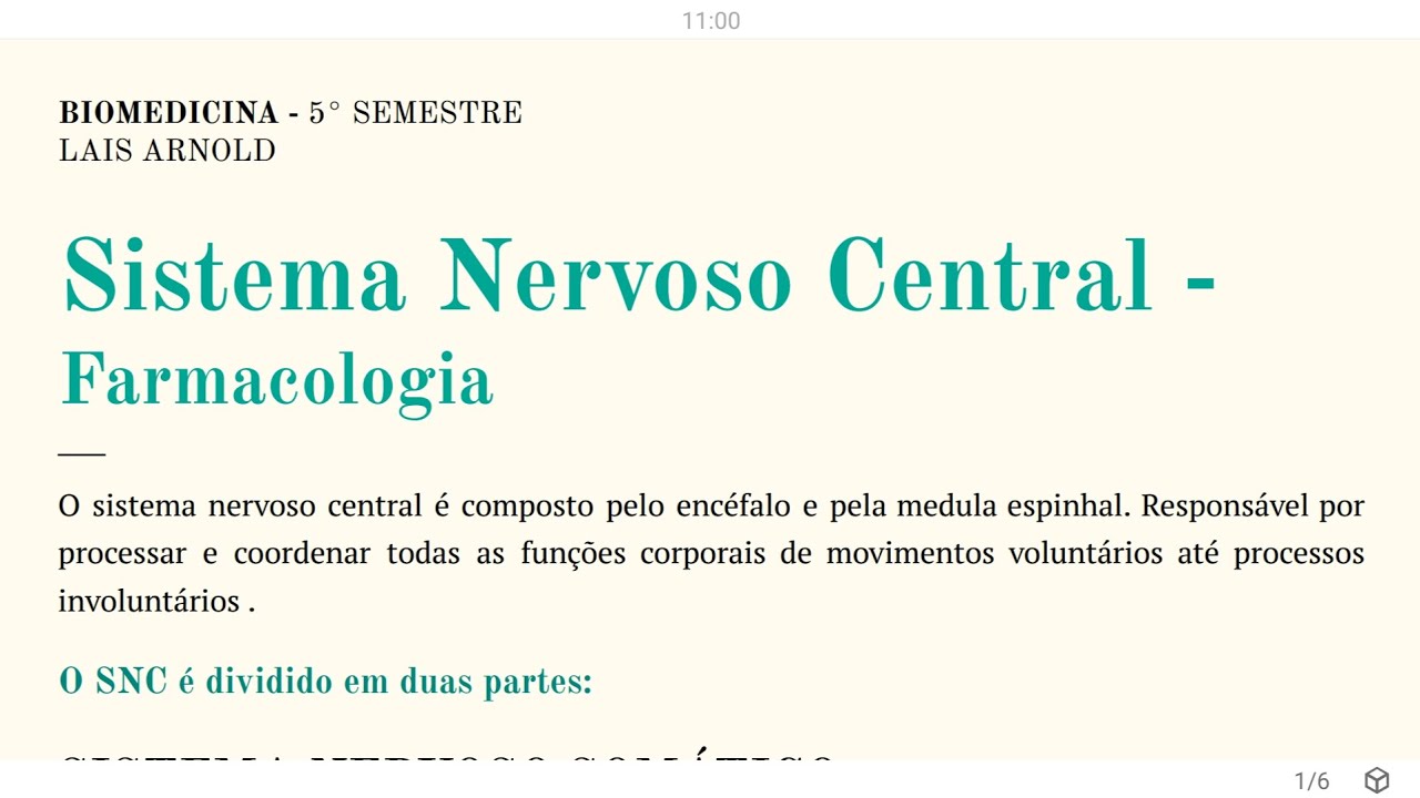 Farmacologia do Sistema Nervoso Central: Neurotransmissores, Receptores e Fármacos