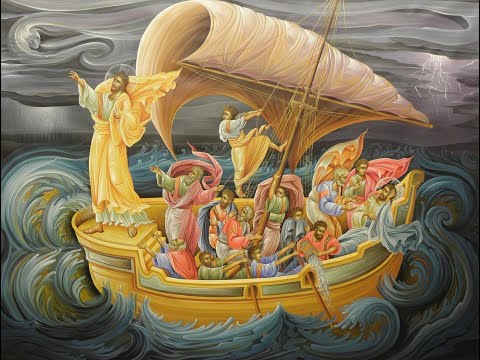 Ierom. NICOLAE BĂLĂŞOIU - Umblarea pe mare - potolirea furtunii