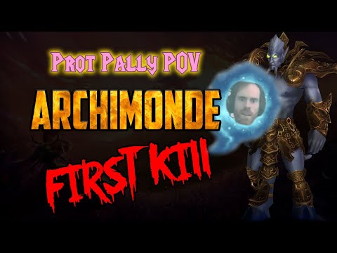Archimonde Prot Paladin MT POV First Kill - TBC Classic