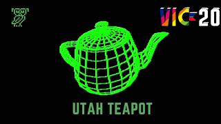 Utah Teapot | Commodore VIC 20 | 3D-Render | Show&Tell