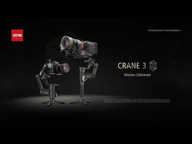 Vidéo ZHIYUN CRANE 3S