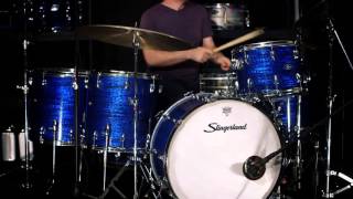 Video thumbnail for Slingerland Blue Agate Sound Clips by Rosemary Drum Company