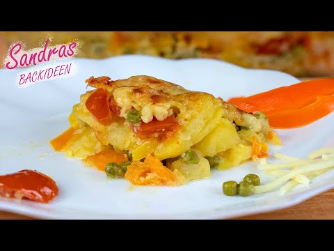 Bunter Gemüseauflauf - gesund, einfach & lecker / in 5 min bereit für den Ofen / Sandras Backideen