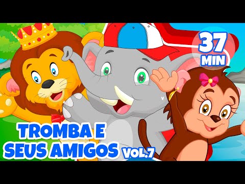 Tromba e seus Amigos Vol. 7 - Giramille 37 min | Desenho Animado Musical
